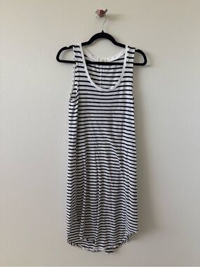Z Supply Black & White Striped Sleeveless Tank Dress